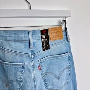 Levi's Women's Mile High Super Skinny Sky Blue Jeans